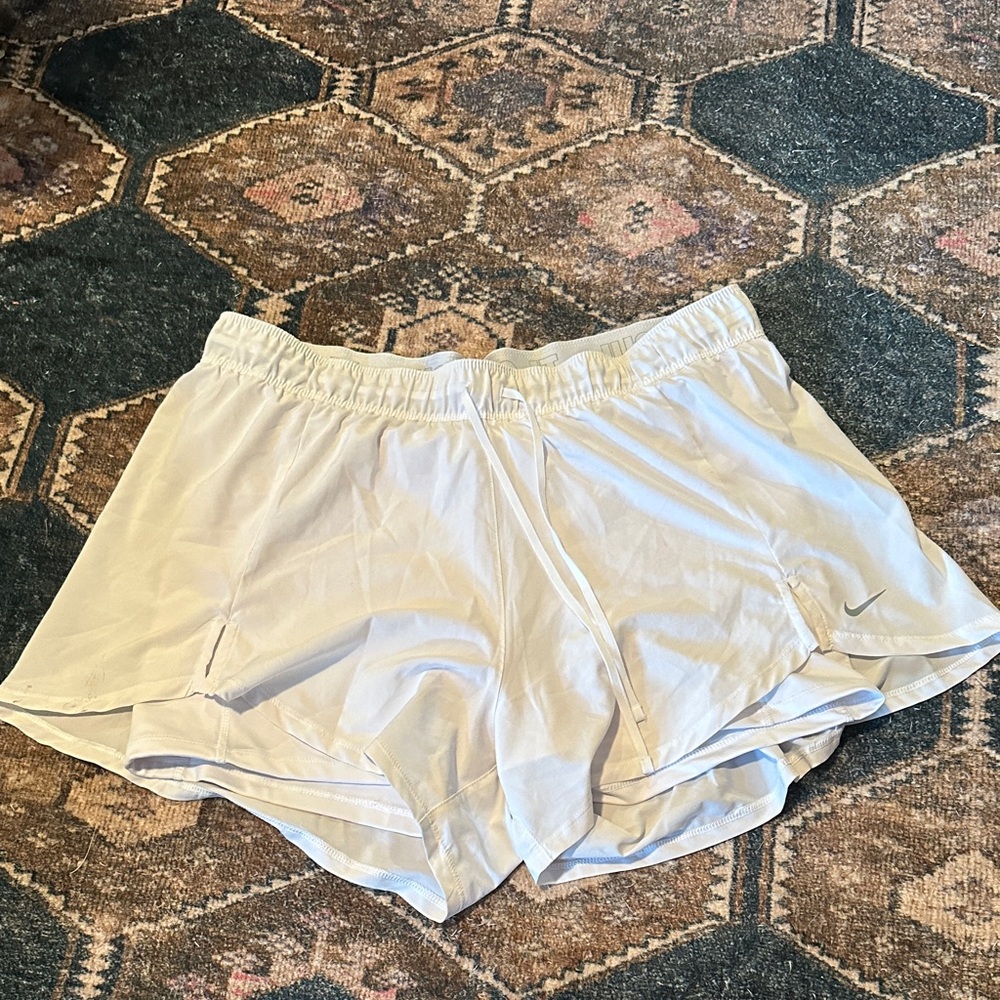 Nike Women's Cream Athletic Shorts